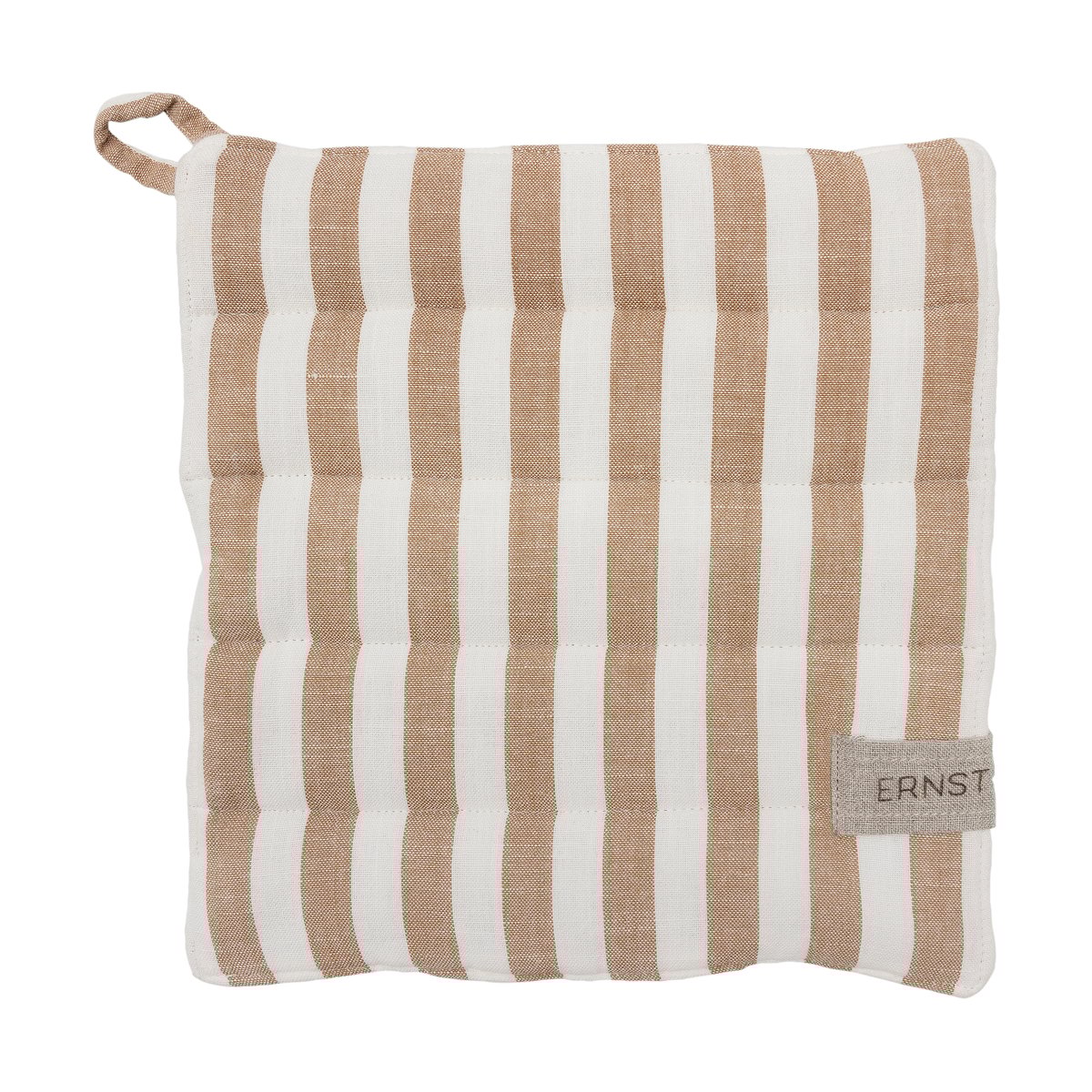 ERNST Ernst Topflappen breite Streifen 23x25 cm Kola-weiß