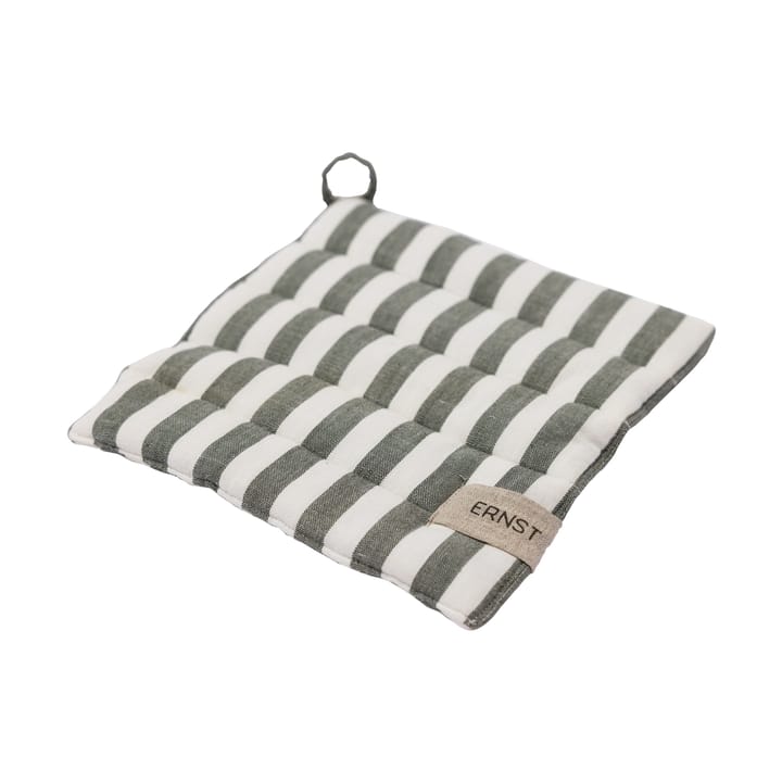 Ernst Topflappen breiter Streifen 23x25 cm - Grün-weiß - ERNST