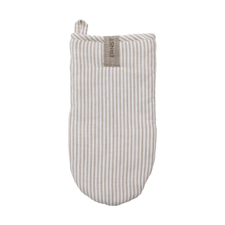 Ernst Topflappen gestreift - Beige-weiß gestreift - ERNST