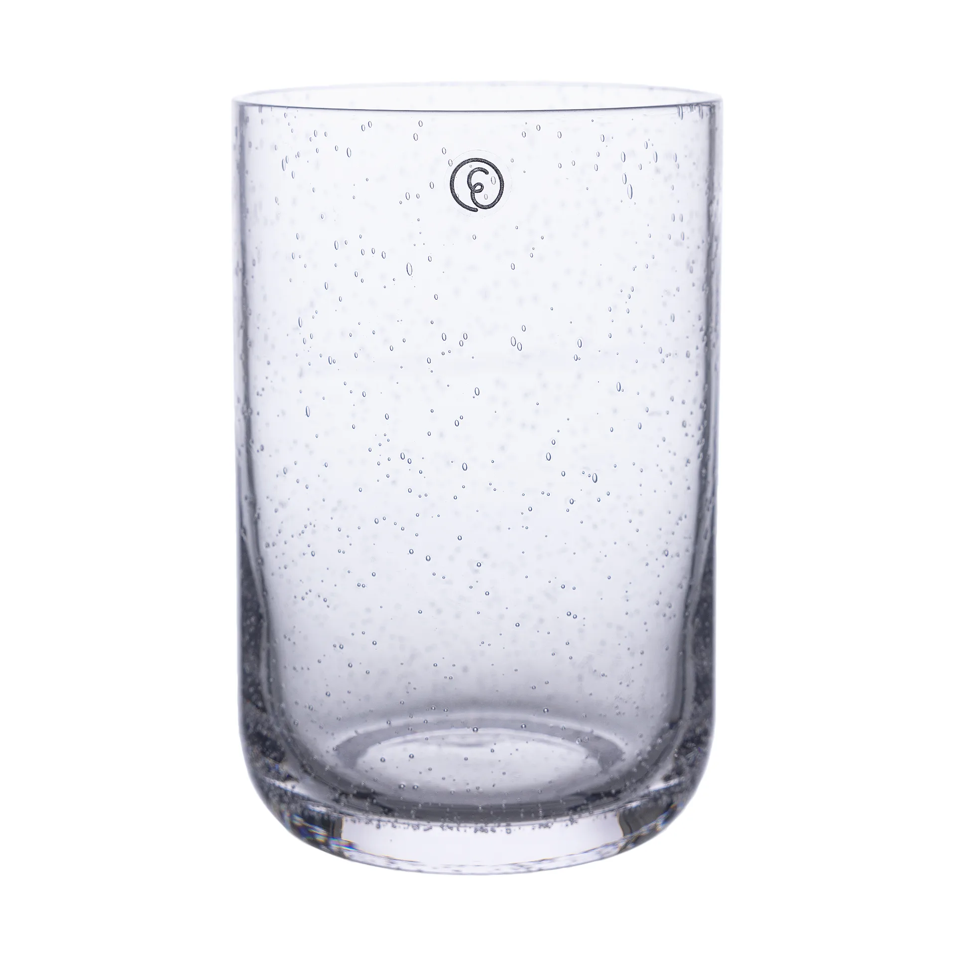 Ernst Trinkglas Glas mit Blasen 50 cl 2er-Pack, Klar ERNST