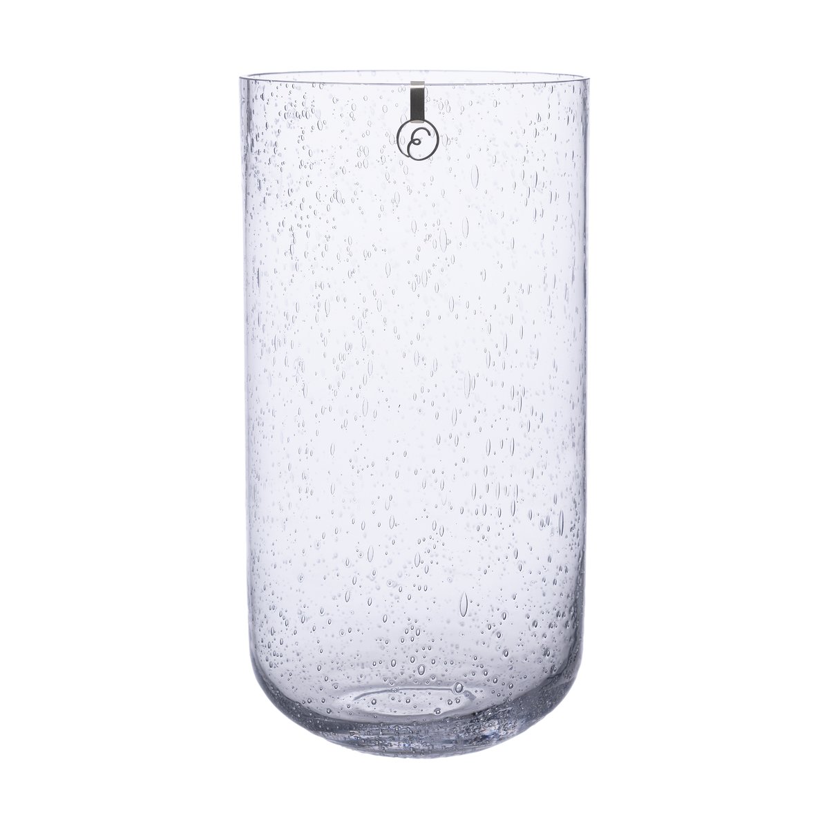 ERNST Ernst Vase aus Glas mit Blasen 25 cm Klar