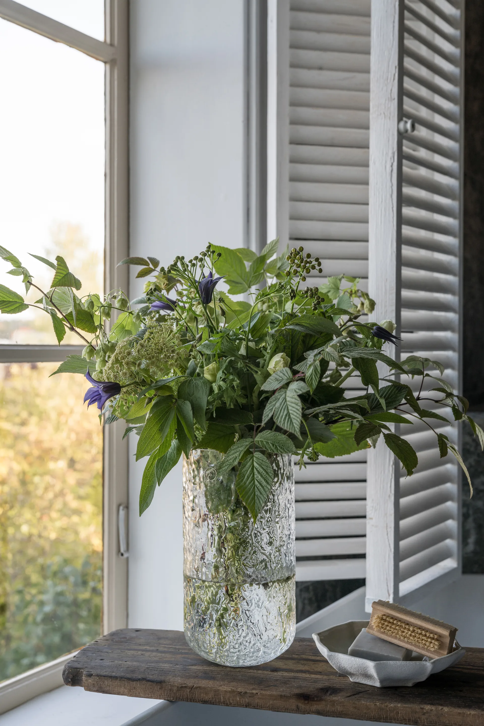 Ernst Vase gemustert 25 cm, Klar ERNST