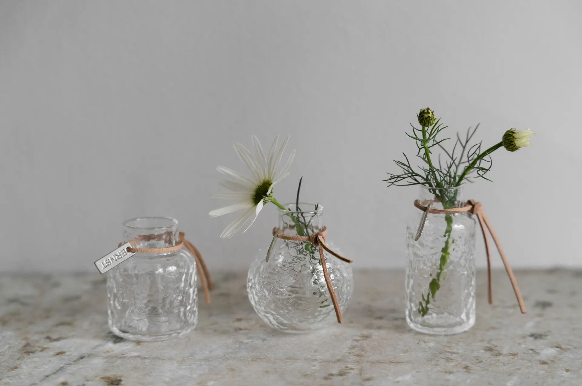 Ernst Vase Geschenkverpackung 3-teilig, Klar ERNST