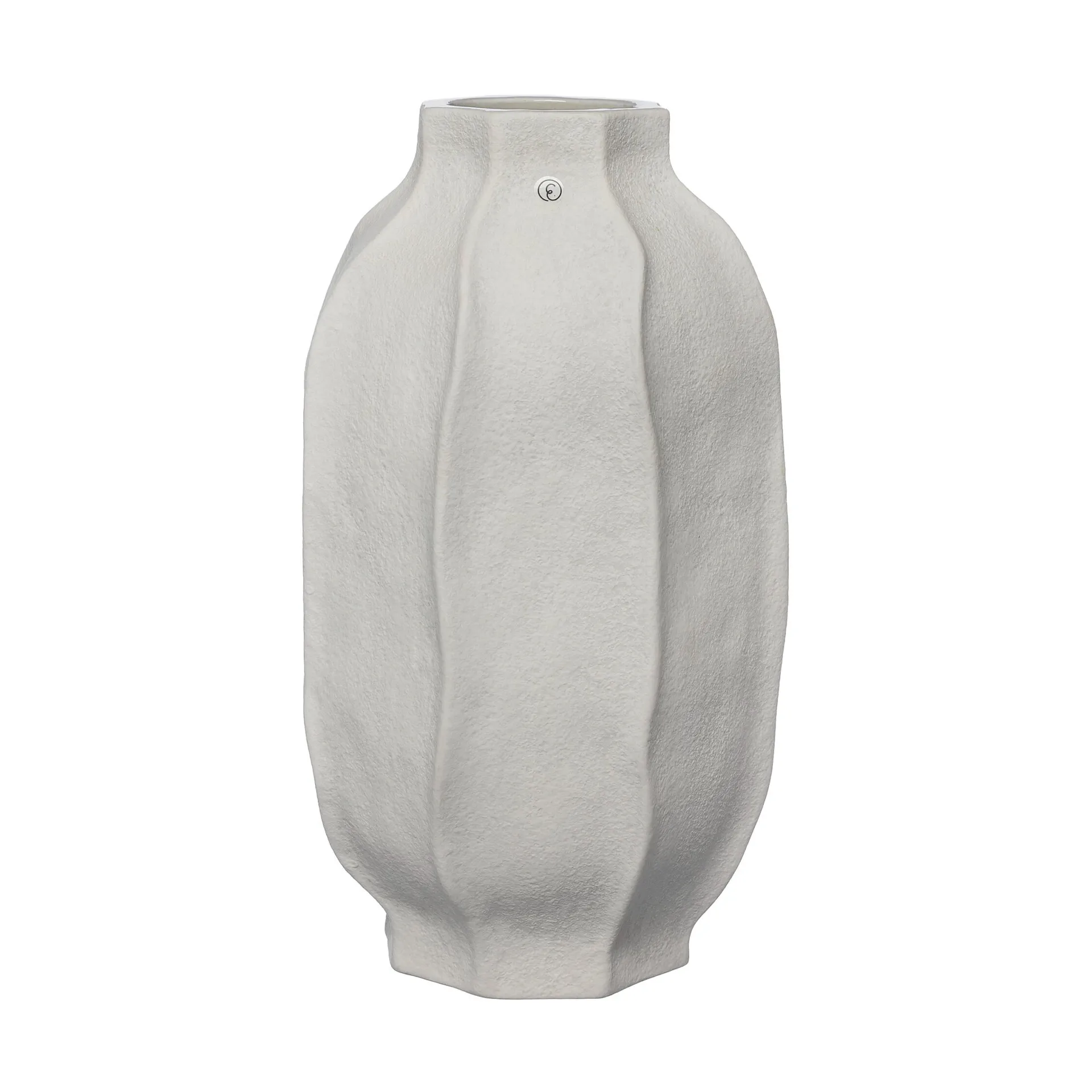 Ernst Vase Steinzeug Ø18x30 cm, Naturweiß ERNST