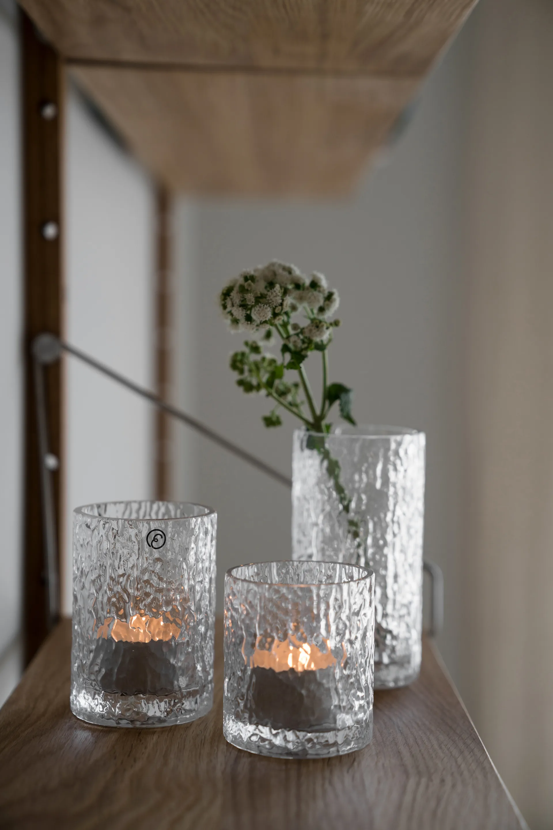 Ernst Vase/Lichtlaterne gemustert, Ø5,3x8,5 cm ERNST