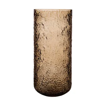 Ernst Vase/Lichtlaterne gemustert - Bernstein, Ø11x25 cm - ERNST