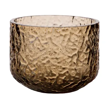 Ernst Vase/Lichtlaterne gemustert - Bernstein, Ø8x6 cm - ERNST