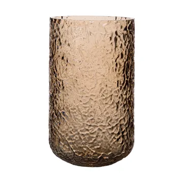 Ernst Vase/Lichtlaterne gemustert - Bernstein, Ø9x15 cm - ERNST