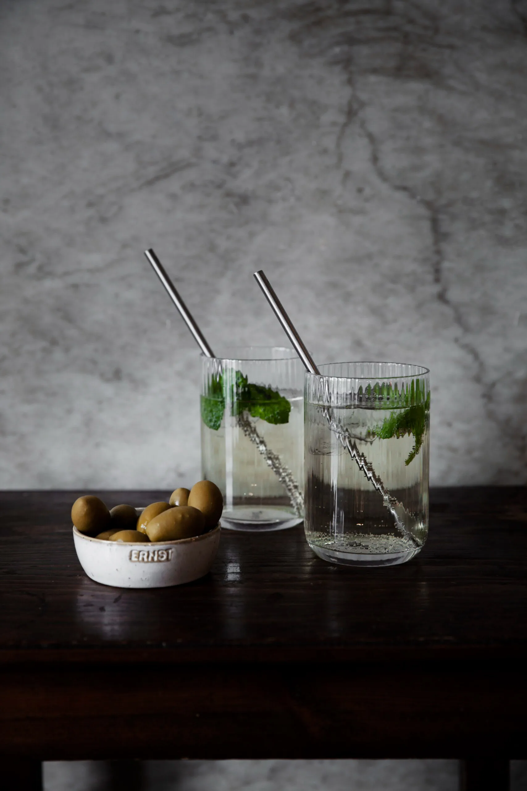 Ernst Wasserglas gerippt 2er Pack, 50cl ERNST