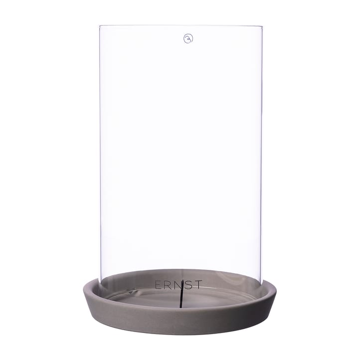 Ernst Windlicht 23cm - Grau - ERNST