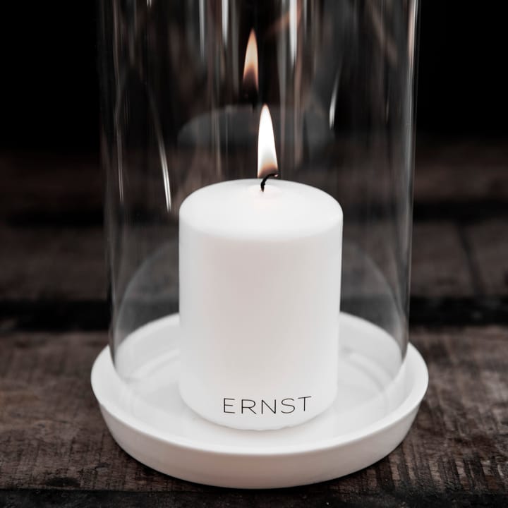 Ernst Windlicht 23cm, Weiß ERNST