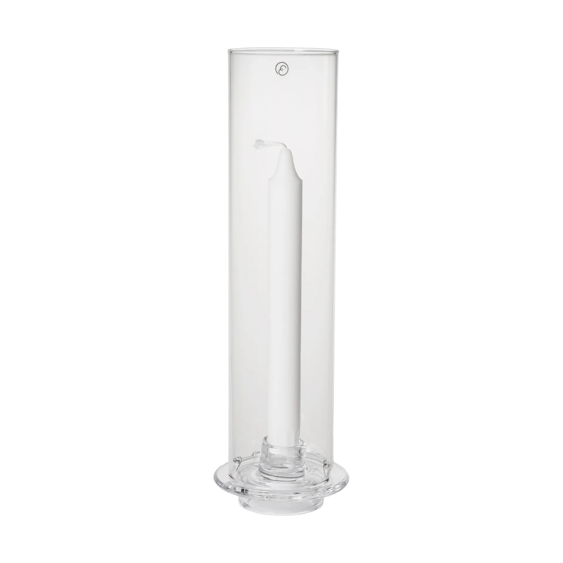 Ernst Windlicht für Stabkerzen, Glas, Ø9x27,5 cm ERNST