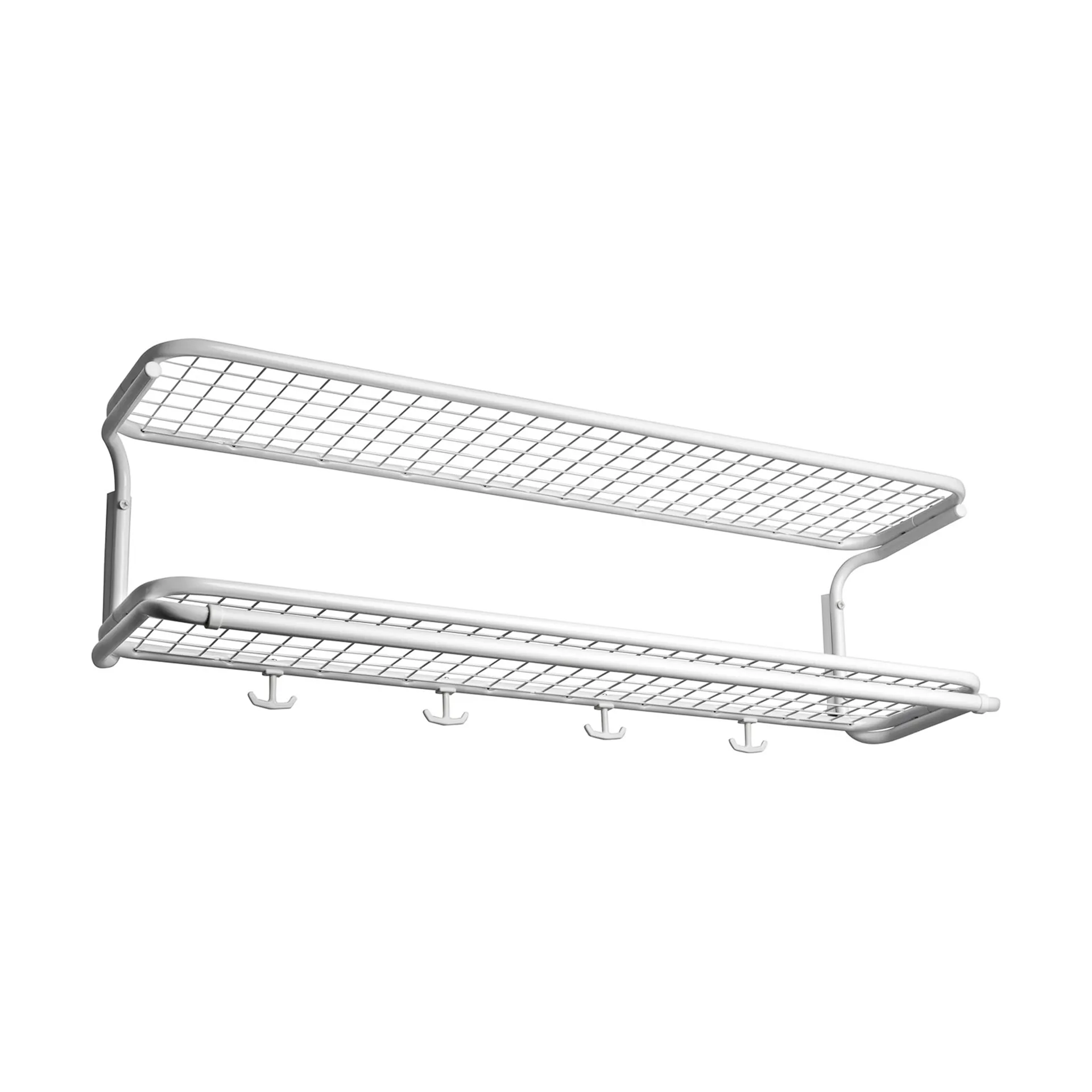 Classic 650 Hutregal, Weiß/weiß, 2-Ebenen, 100cm Essem Design