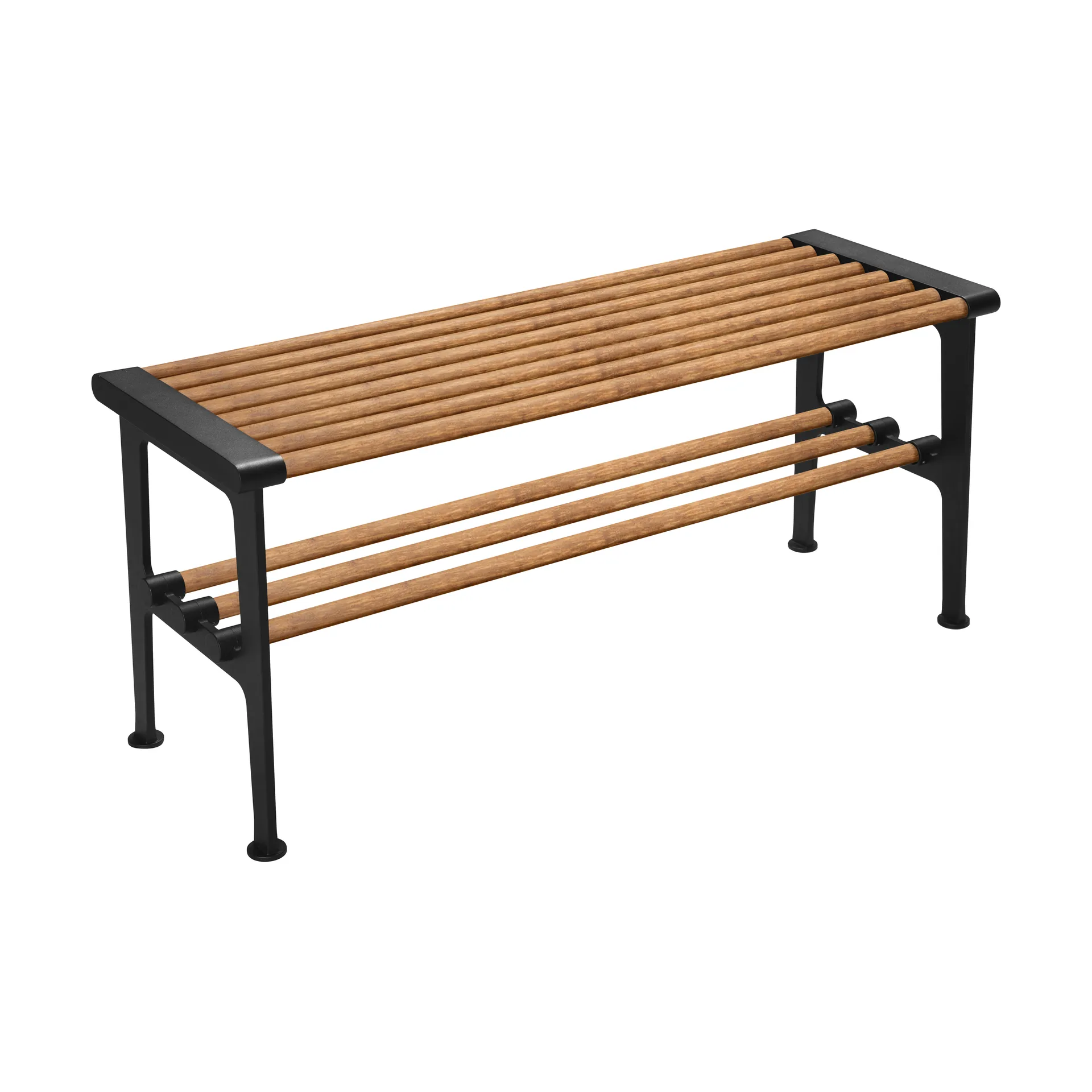 Nostalgi Bank 100 cm, Bambus-Schwarz Essem Design