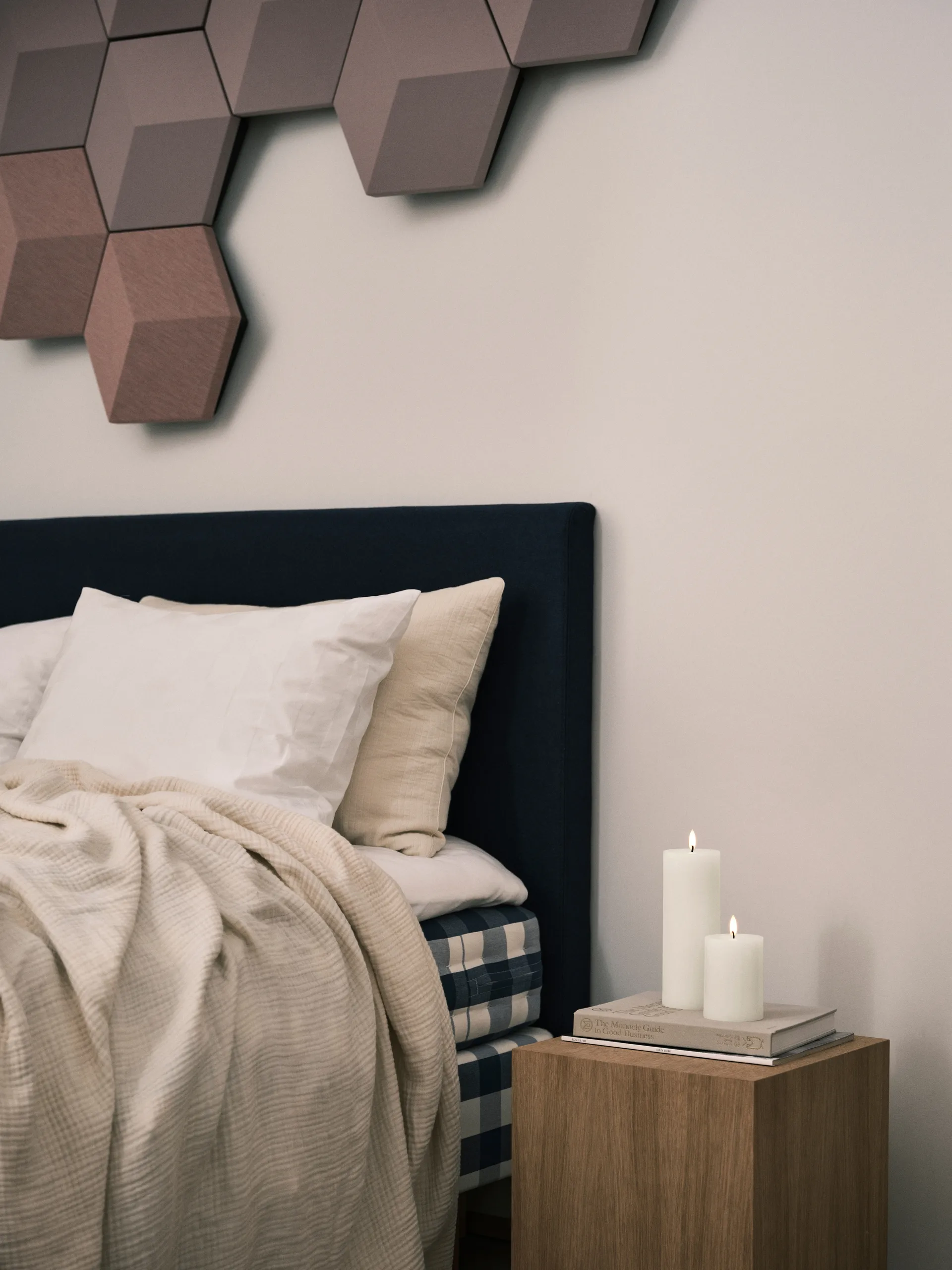 ester & erik Blockkerze LED, 06 Ivory, 20cm ester & erik