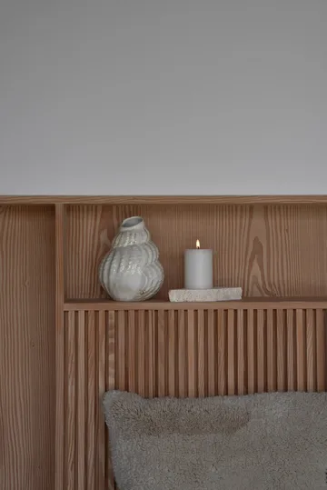 ester & erik Blockkerze LED - 10 Silky, 10cm - ester & erik