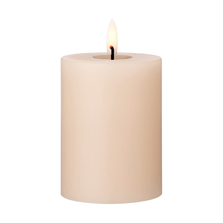 ester & erik Blockkerze LED - 11 Ice Latte, 10cm - Ester & erik
