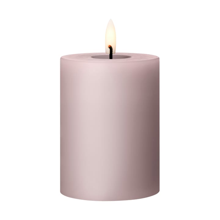 ester & erik Blockkerze LED - 52 Soft Rose, 10cm - Ester & erik