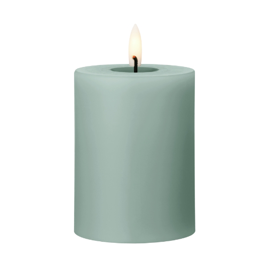 ester & erik ester & erik Blockkerze LED Ø7,5x10 cm 67 Jade stone