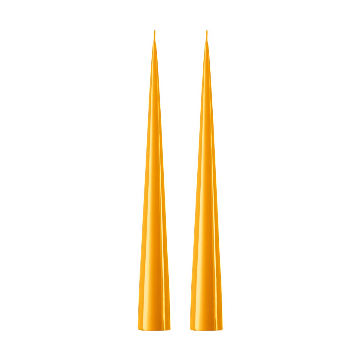 ester & erik ester & erik Kegelkerze 37cm 2er Pack lackiert 85 Mango