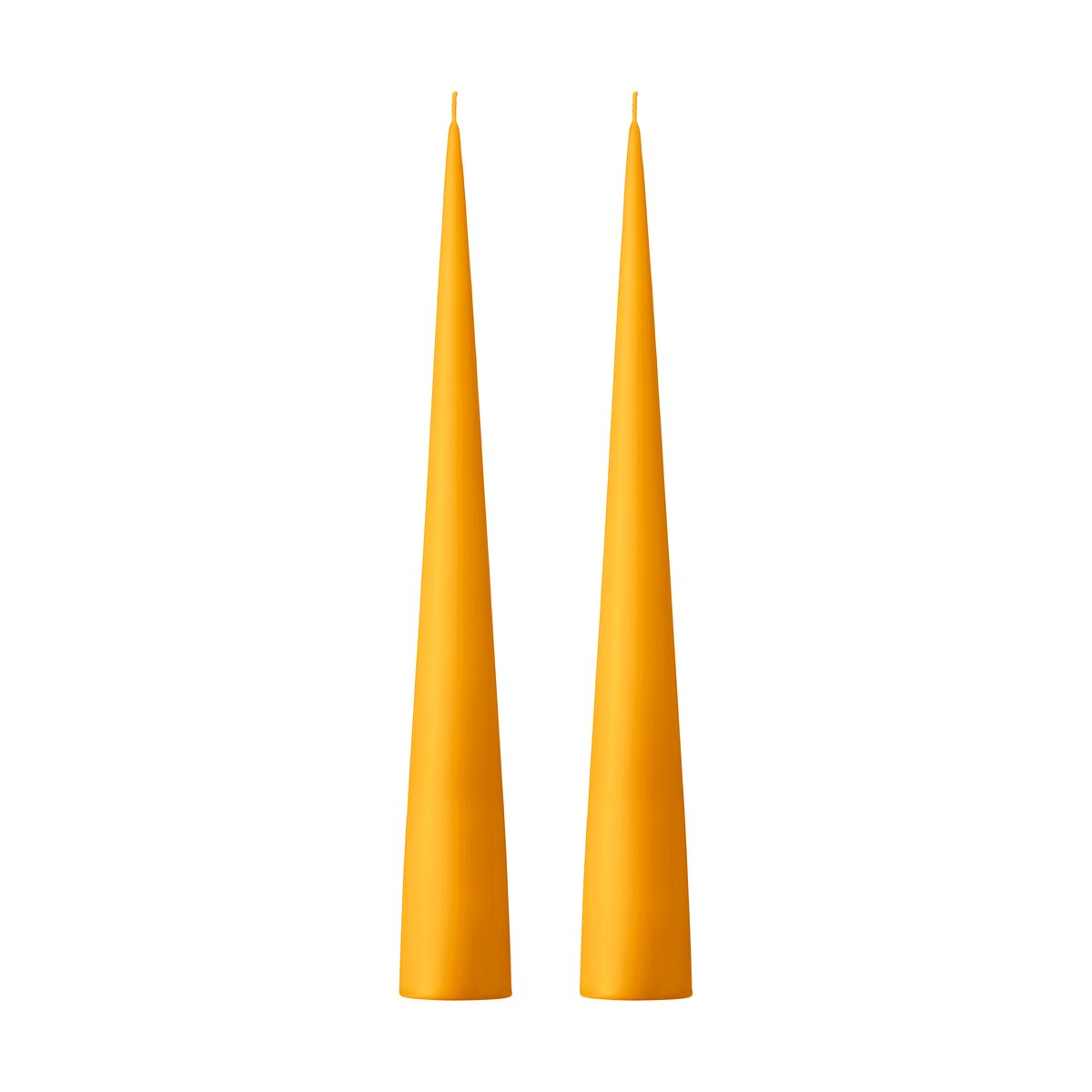 ester & erik ester & erik Kegelkerze 37cm 2er Pack matt 85 Mango