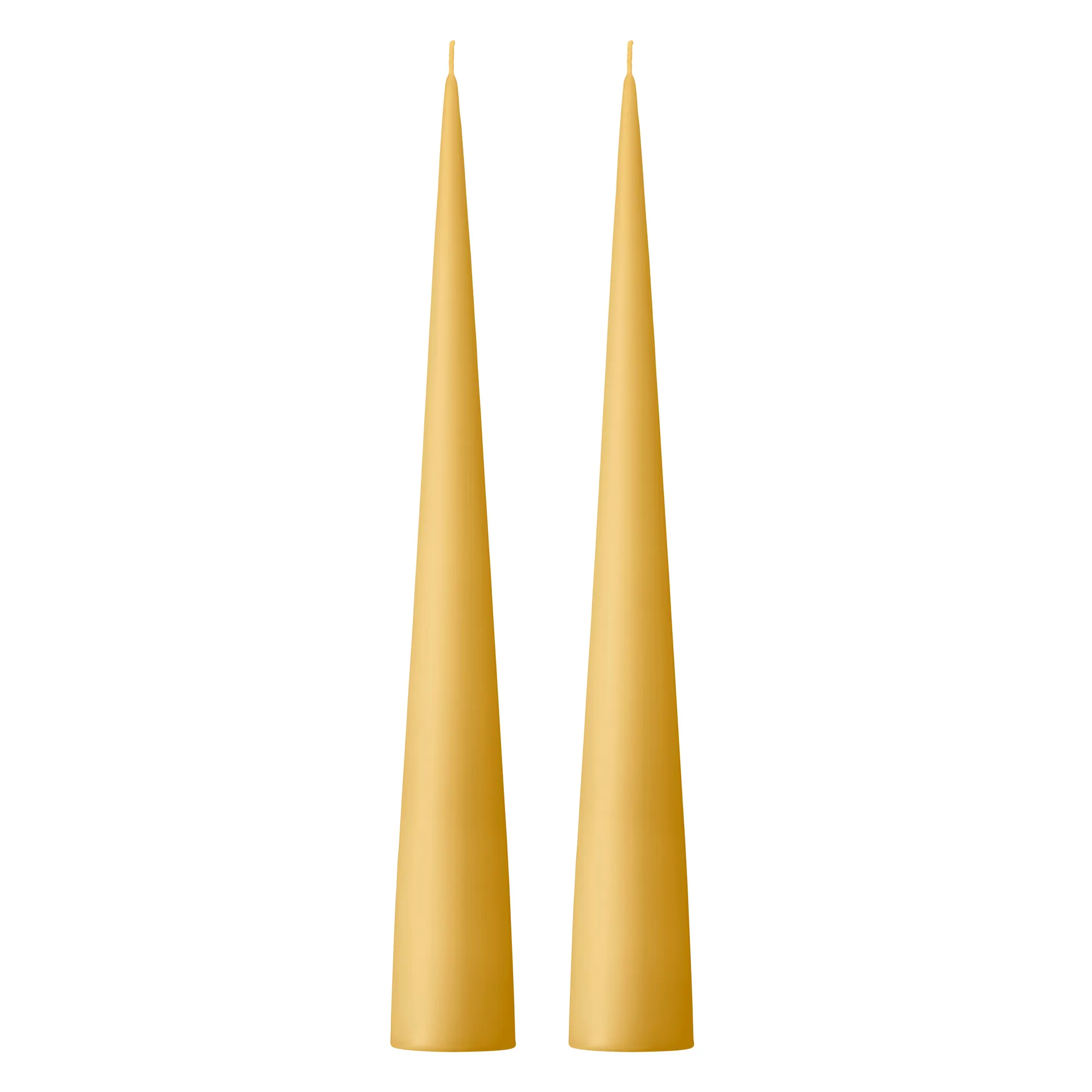 ester & erik Kegelkerze 37cm 2er Pack matt, Beige 14/2 ester & erik