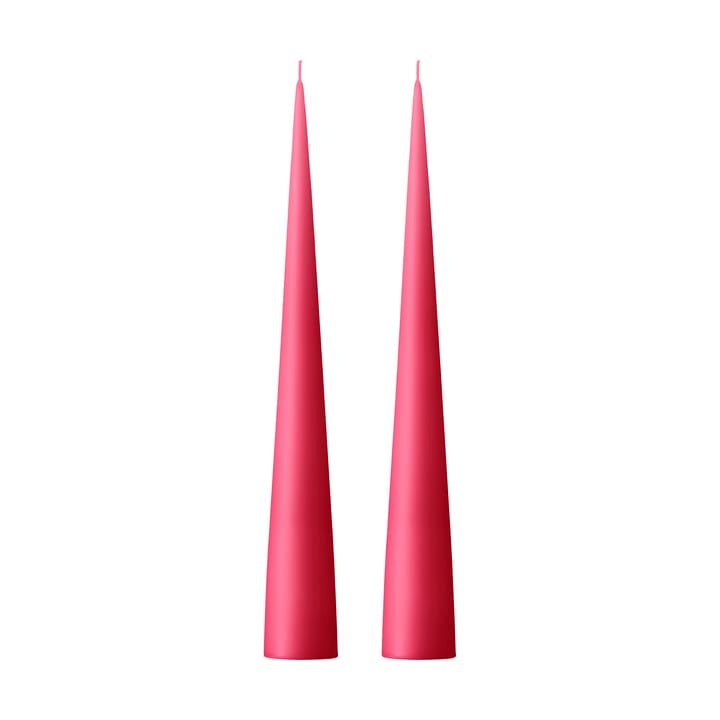 ester & erik Kegelkerze 37cm 2er Pack matt - Deep pink 41/2 - Ester & erik