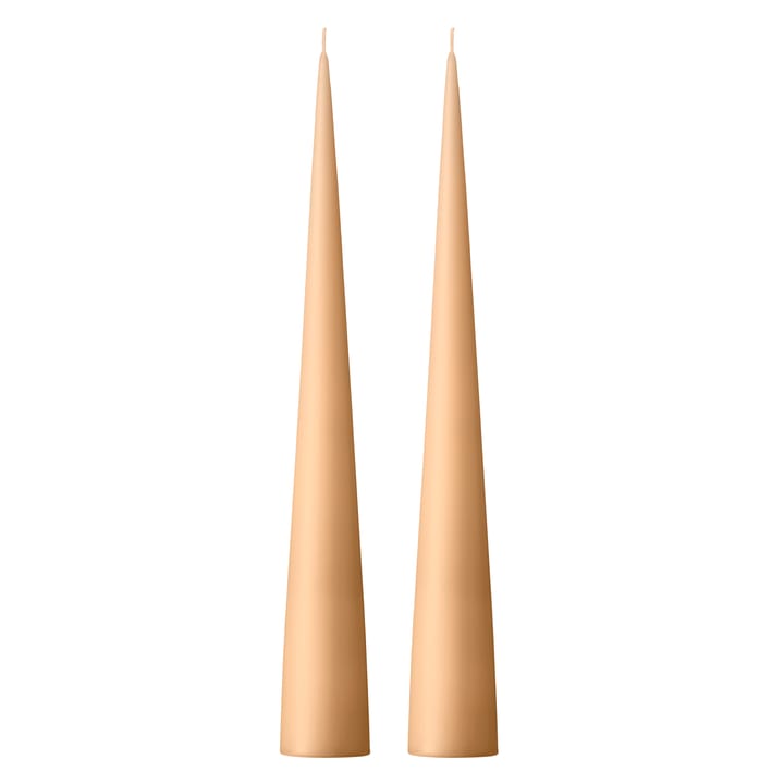 ester & erik Kegelkerze 37cm 2er Pack matt - Melon sorbet 19 - Ester & erik