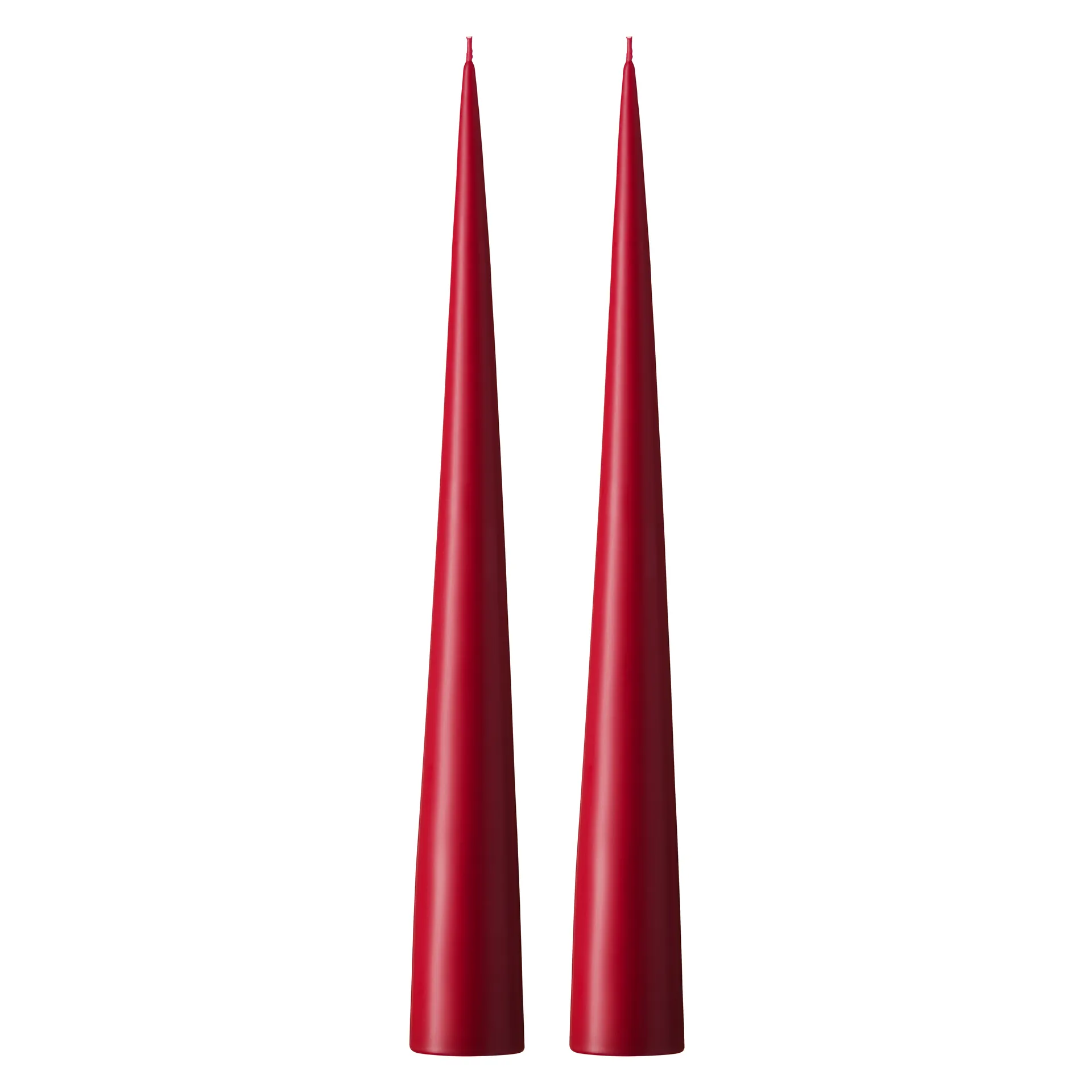 ester & erik Kegelkerze 37cm 2er Pack matt, Wine 44 ester & erik