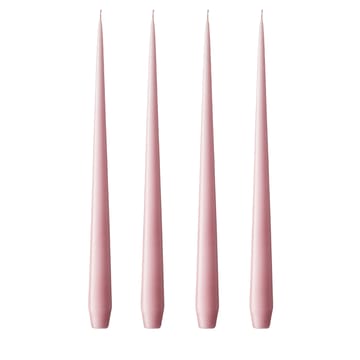 ester & erik Kerze 32cm 4er Pack old rose - Matt - ester & erik