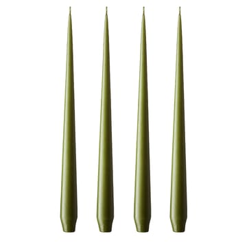ester & erik Kerze 32cm 4er Pack olive glow - Matt - ester & erik