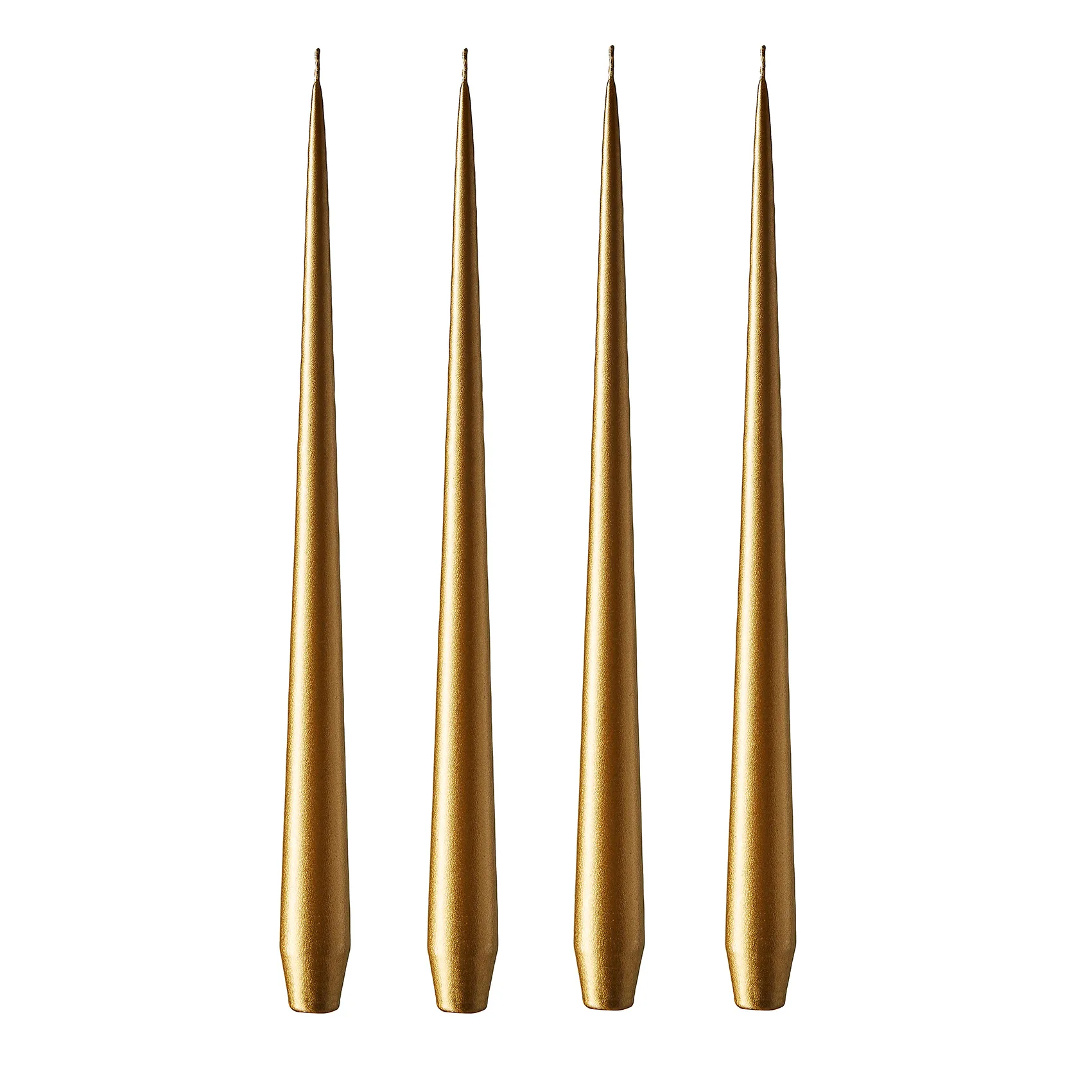 ester & erik Kerze 42cm 4er Pack Metallic, Gold ester & erik