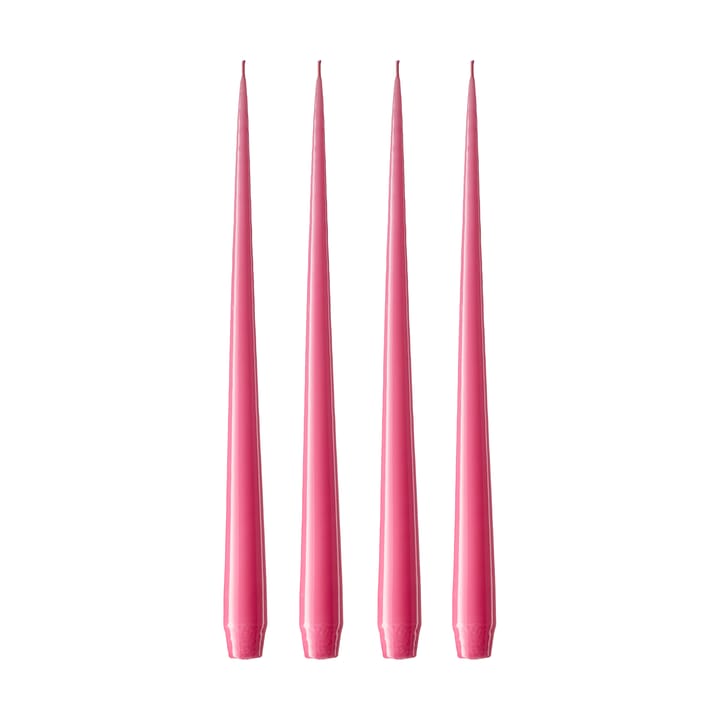 ester & erik Kerze 4er Pack lackiert - Clear pink 41, 32 cm - Ester & erik