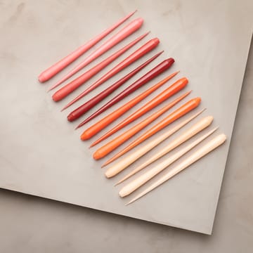ester & erik Kerze 4er Pack lackiert - dark Melon sorbet 19/2-0, 32 cm - ester & erik