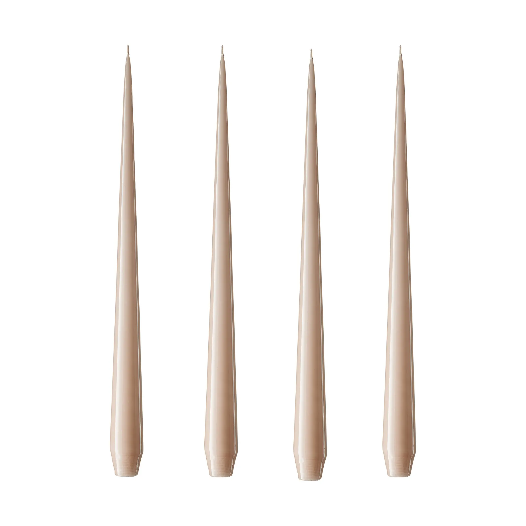 ester & erik Kerze 4er Pack lackiert, ice latte, 32 cm ester & erik