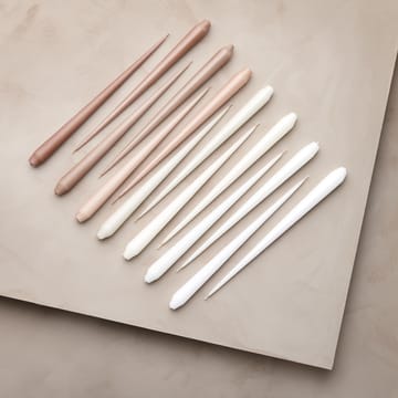 ester & erik Kerze 4er Pack lackiert - ivory, 32 cm - ester & erik