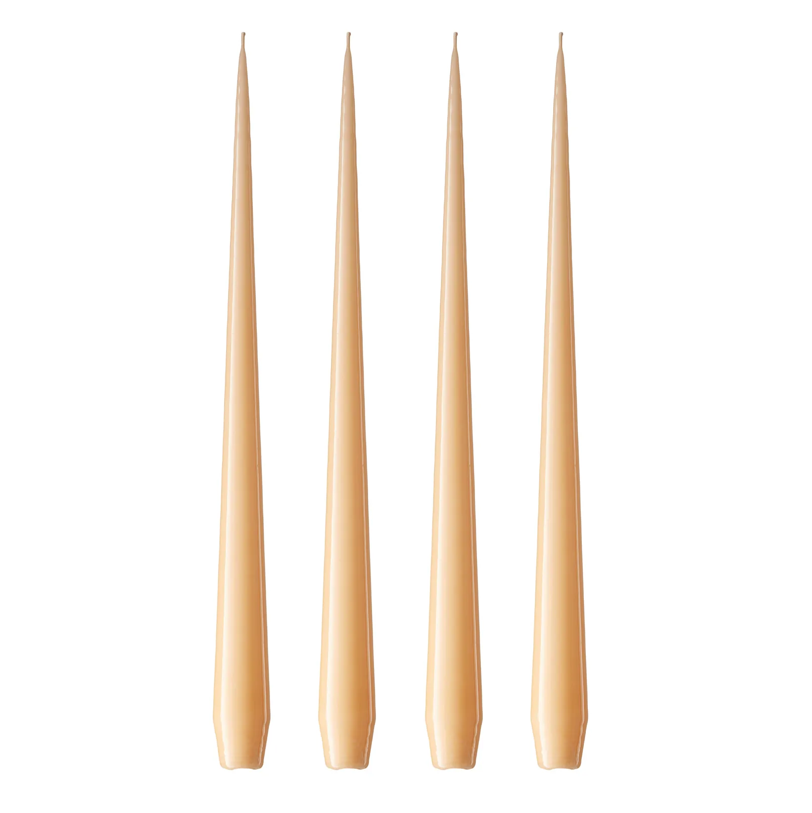 ester & erik Kerze 4er Pack lackiert, Melon sorbet 19-0, 42 cm ester & erik