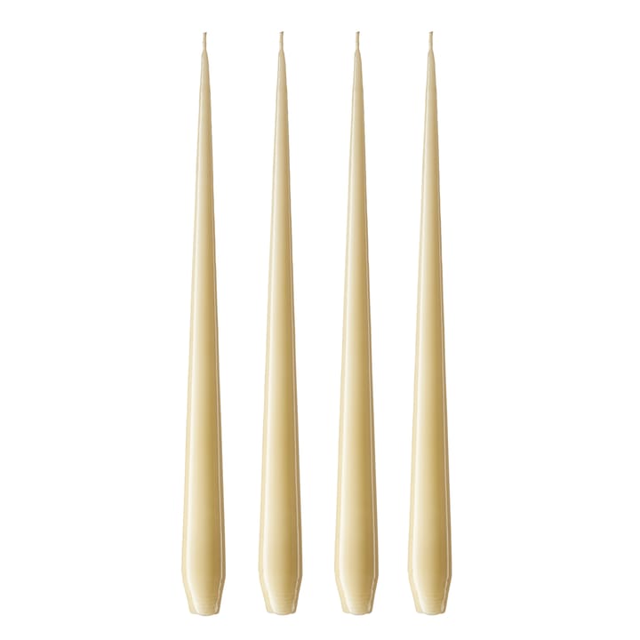 ester & erik Kerze 4er Pack lackiert, Pale ginger 14-0, 32 cm ester & erik