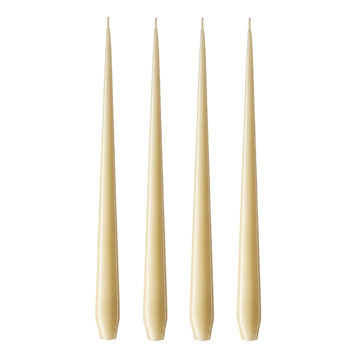 ester & erik Kerze 4er Pack lackiert, Pale ginger 14-0, 42 cm ester & erik