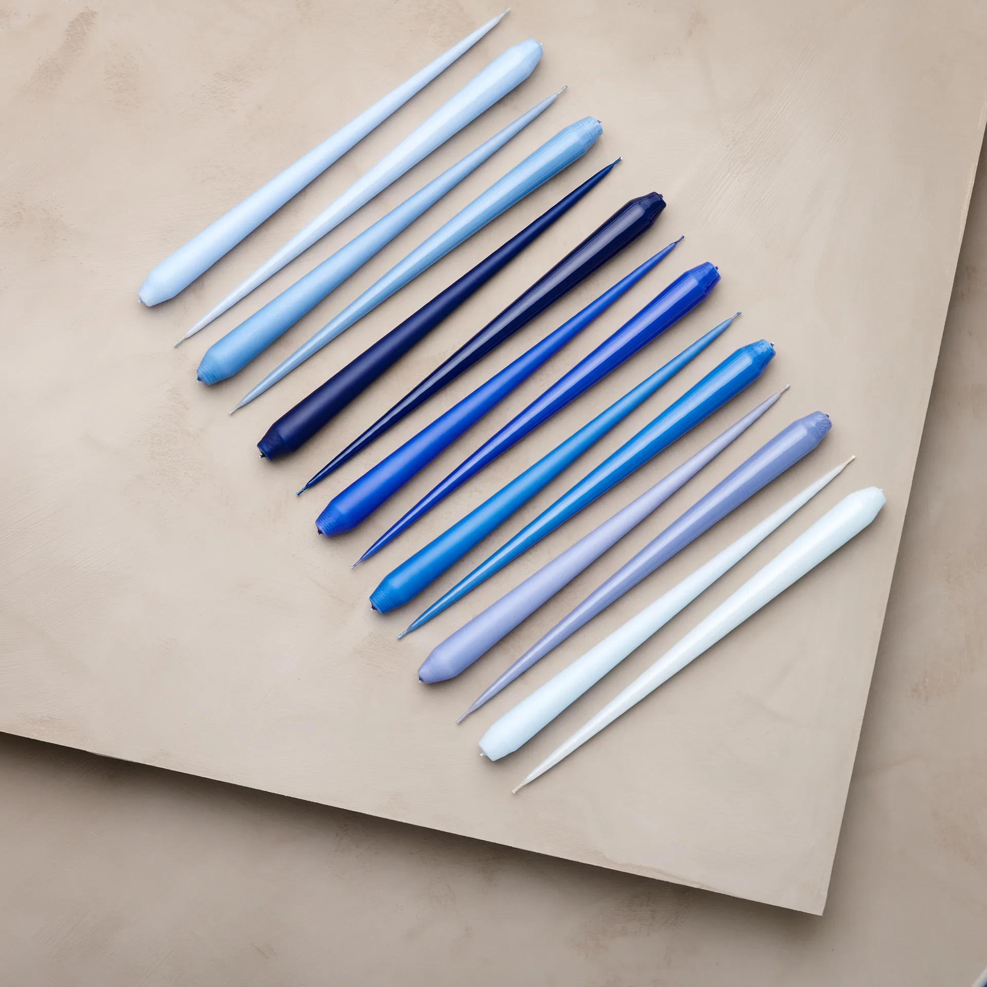 ester & erik Kerze 4er Pack lackiert, royal navy, 32 cm ester & erik