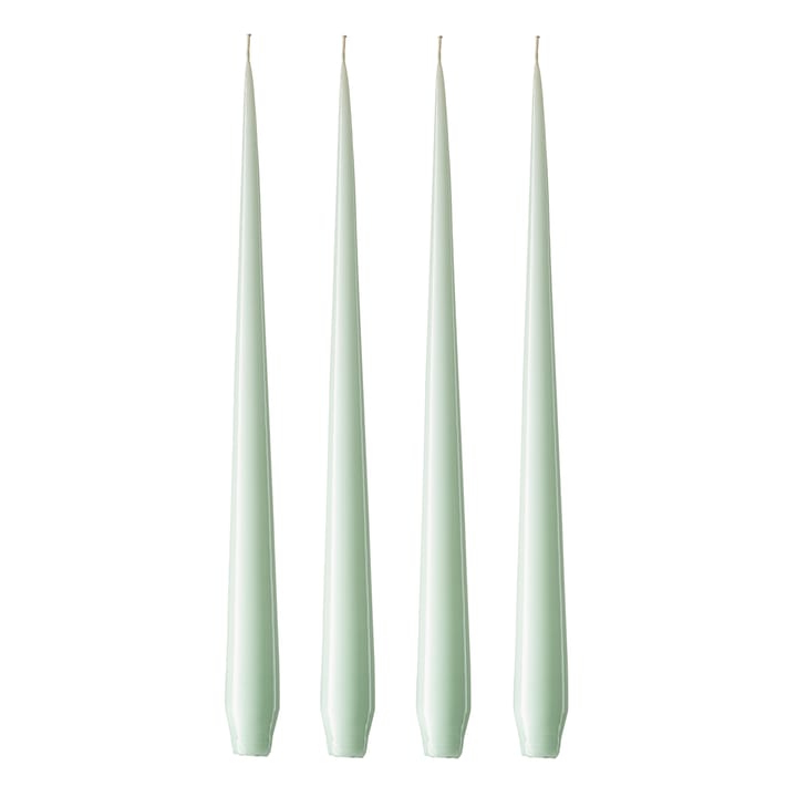 ester & erik Kerze 4er Pack lackiert - Water mint 03-0, 32 cm - Ester & erik