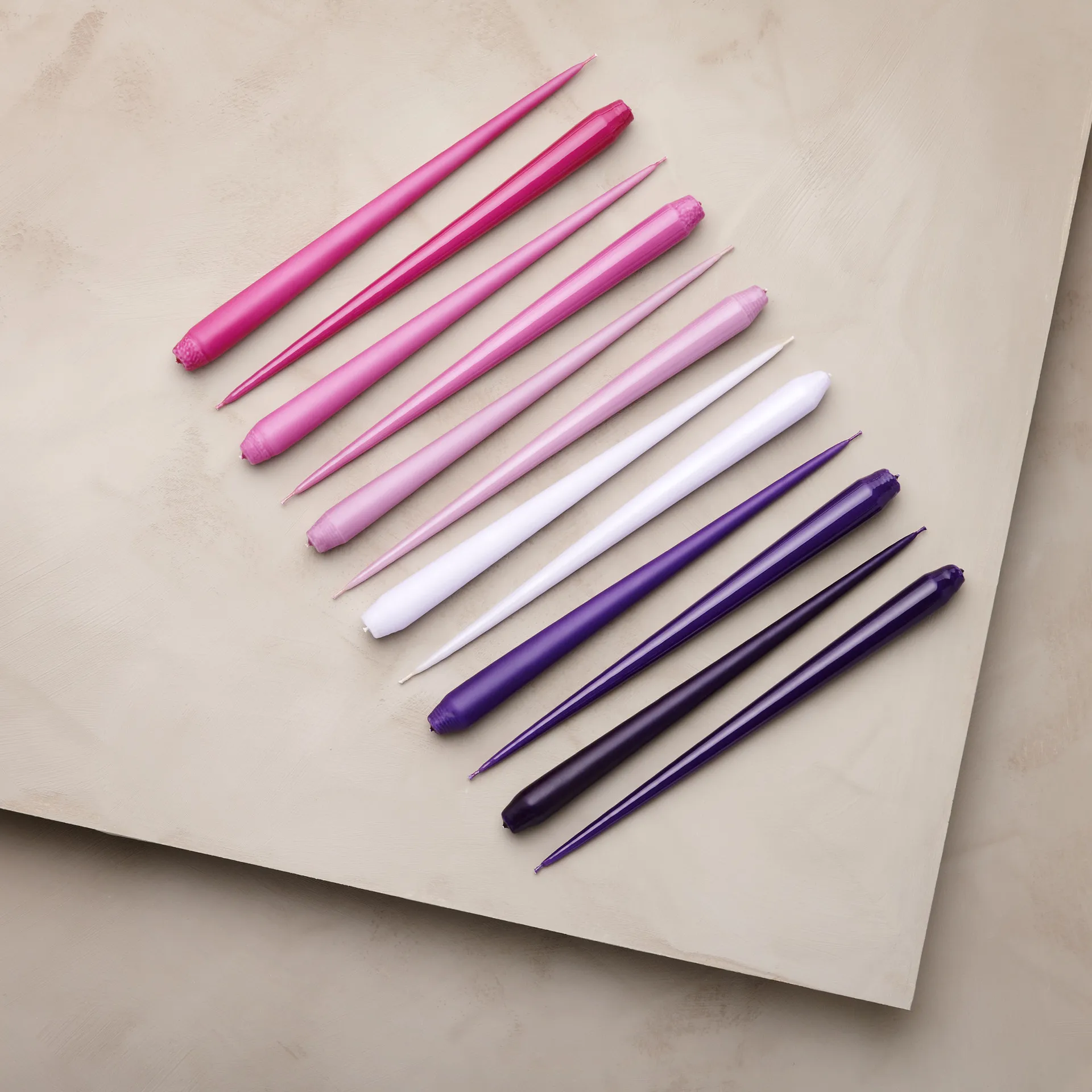 ester & erik Kerze 4er Pack matt, Airy violet 12, 32 cm ester & erik