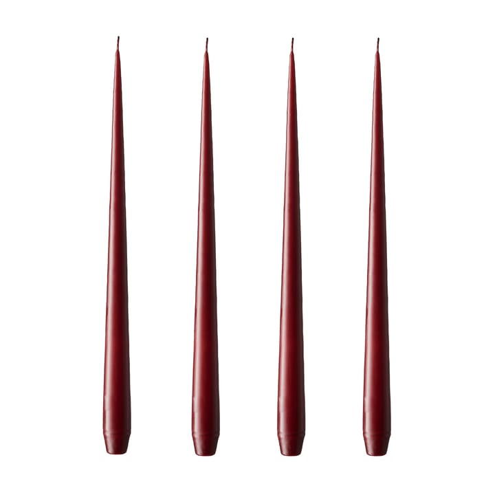 ester & erik Kerze 4er Pack matt - Deep wine, 32 cm - Ester & erik