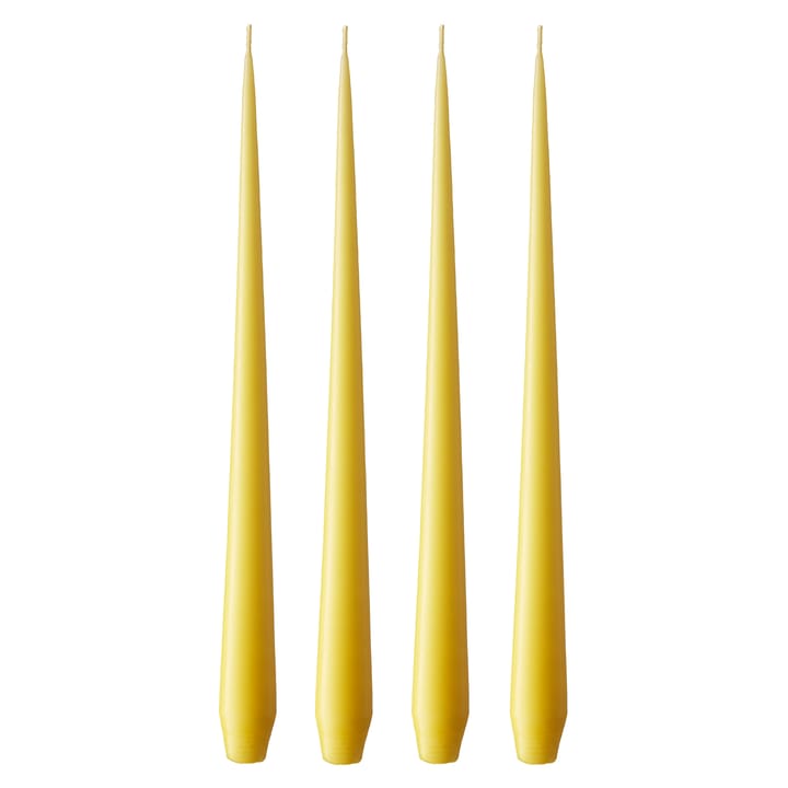 ester & erik Kerze 4er Pack matt - Lemon drop 15, 32 cm - Ester & erik