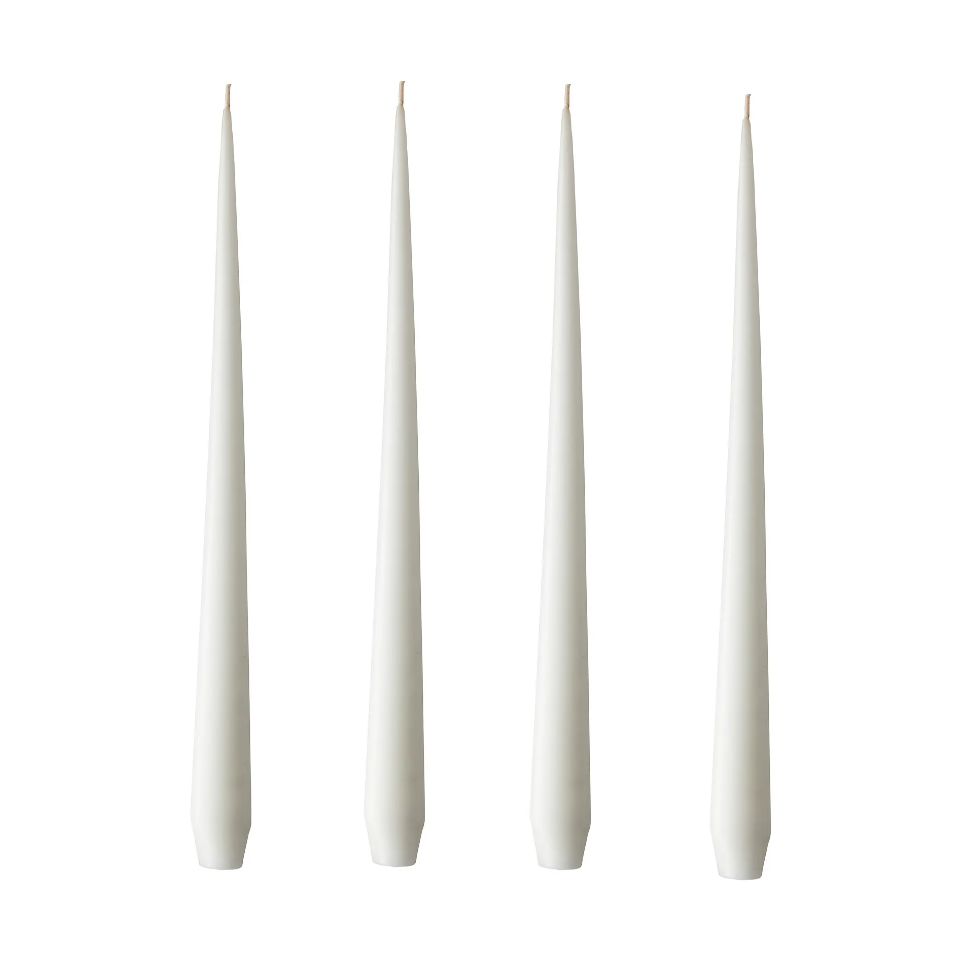 ester & erik Kerze 4er Pack matt, pure white, 32 cm ester & erik