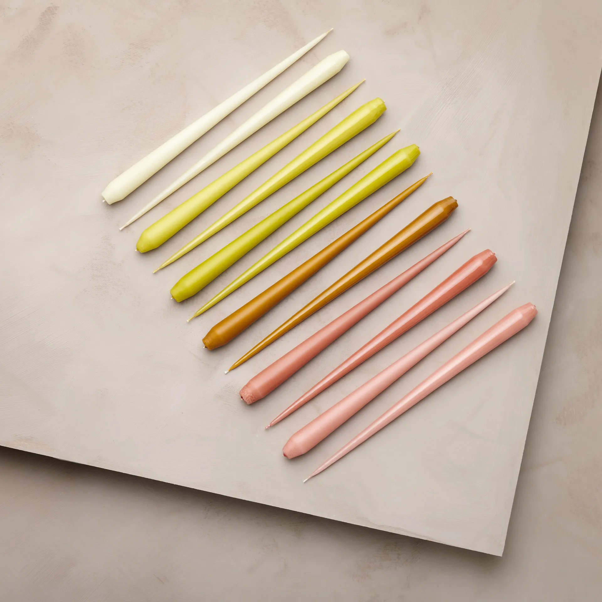 ester & erik Kerze 4er Pack matt, rosy caramel, 32 cm ester & erik