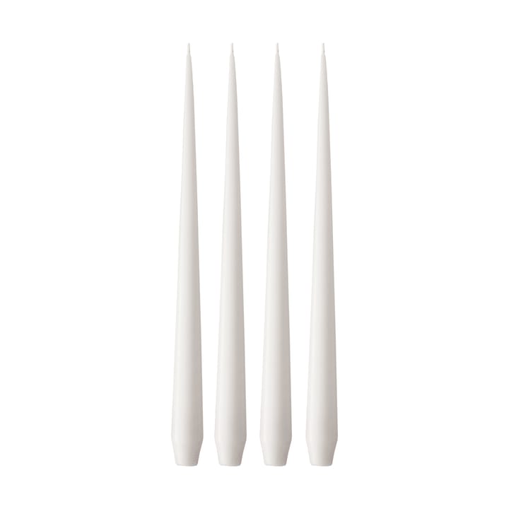 ester & erik Kerze 4er Pack matt - White ash 21, 32 cm - Ester & erik