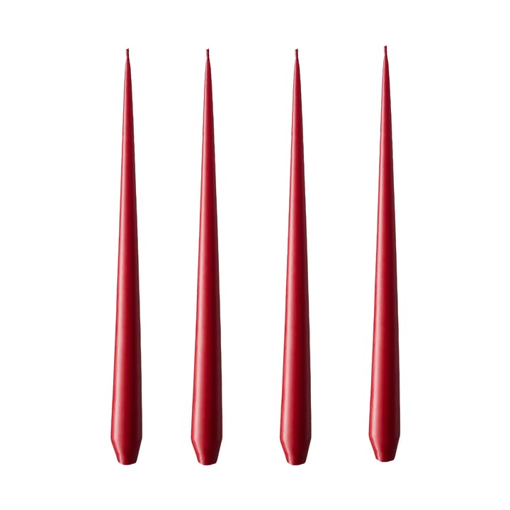 ester & erik Kerze 4er Pack matt - winter berry, 32 cm - Ester & erik