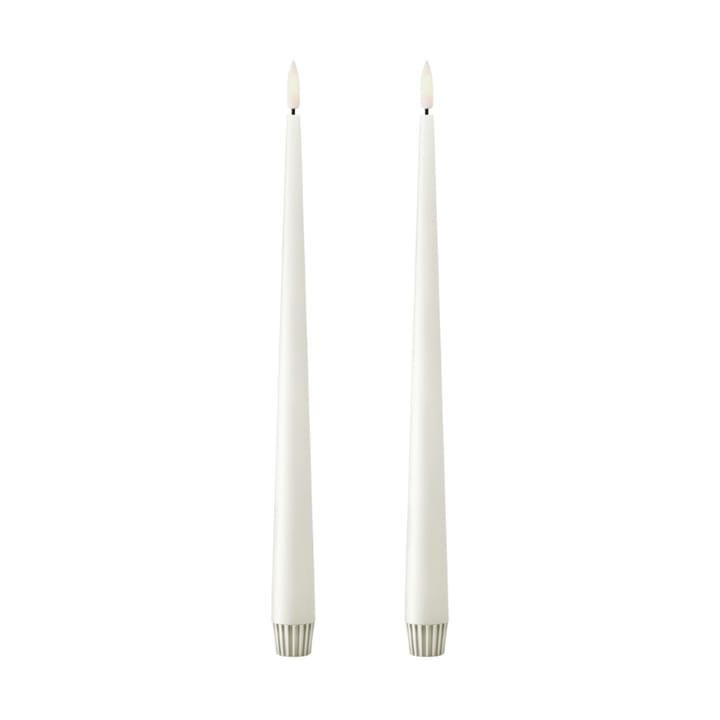 ester & erik Stabkerzen LED 2er-Pack - 10 Silky , 30 cm - Ester & erik