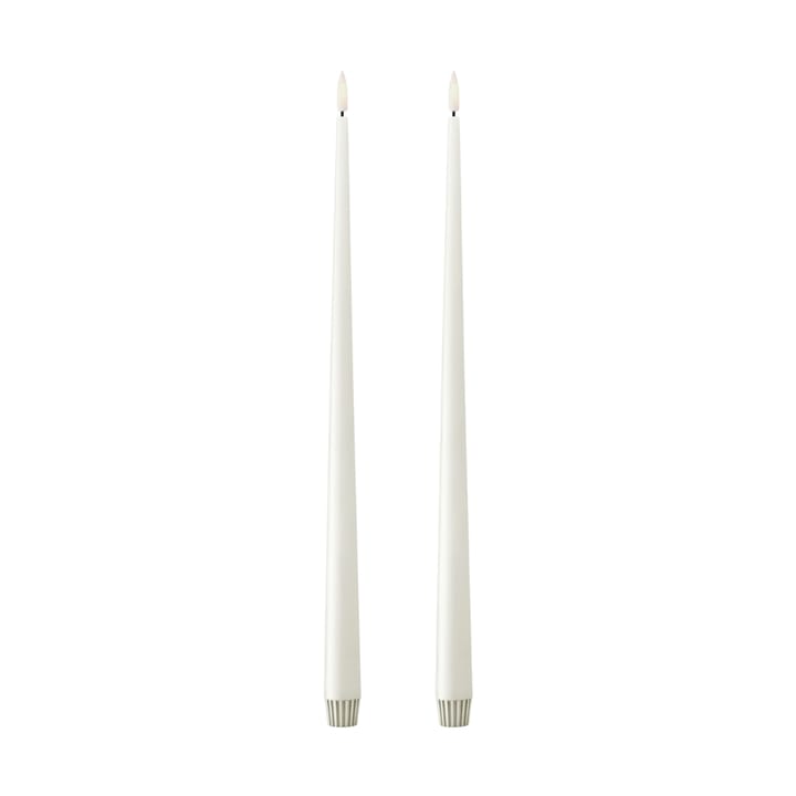 ester & erik Stabkerzen LED 2er-Pack - 10 Silky, 40cm - Ester & erik